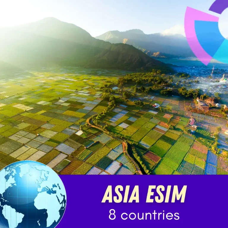 Asia eSIM 8 countries
