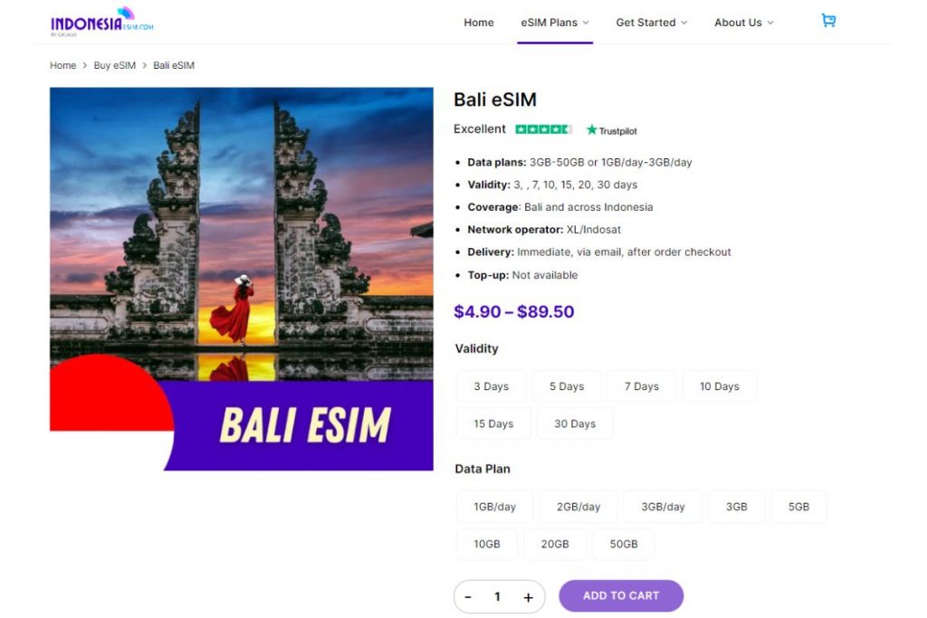 best bali esim plans