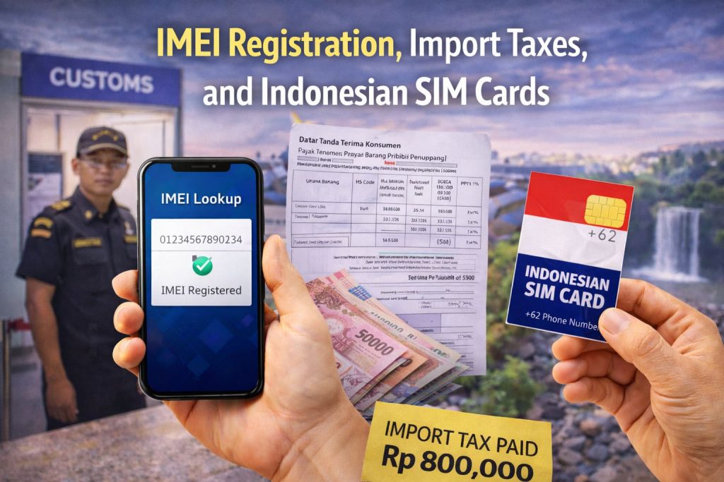 IMEI Registration, Import Taxes, and Indonesian SIM Cards