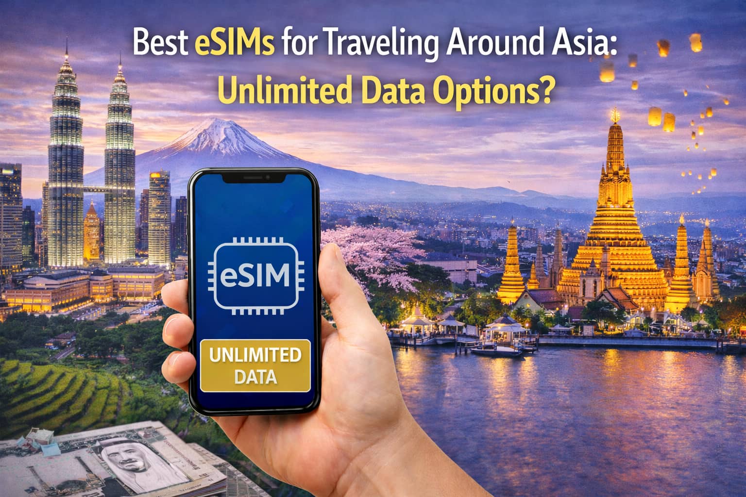 Best eSIMs for Traveling Around Asia: Unlimited Data Options?